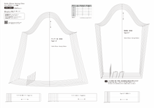 画像をギャラリービューアに読み込む, 【オンライン講座 限定】印刷版 実物大型紙(アレンジ自在のブラウスとワンピース)