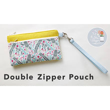 画像をギャラリービューアに読み込む, PDFパターン「ダブルファスナーのポーチ」2サイズ(日本語版)